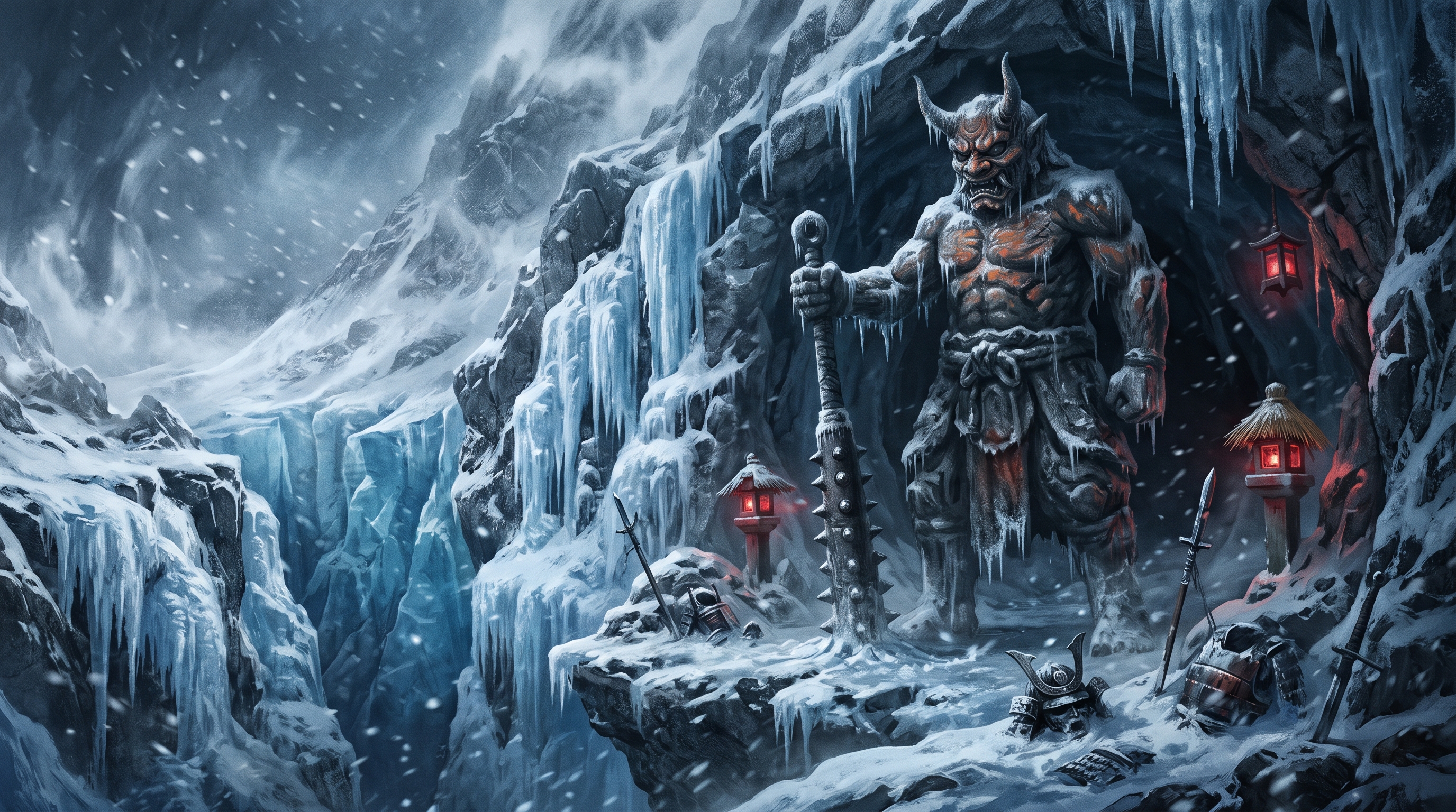 Pic Glacé du Démon Rouge Aka-Oni