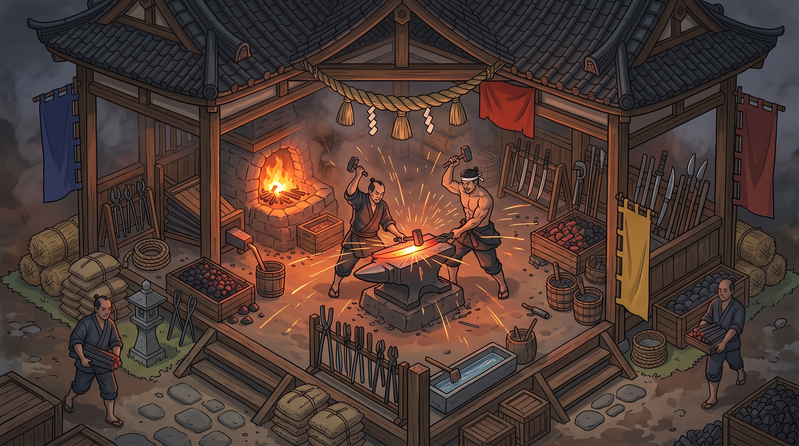 Grande Forge du Tamahagane
