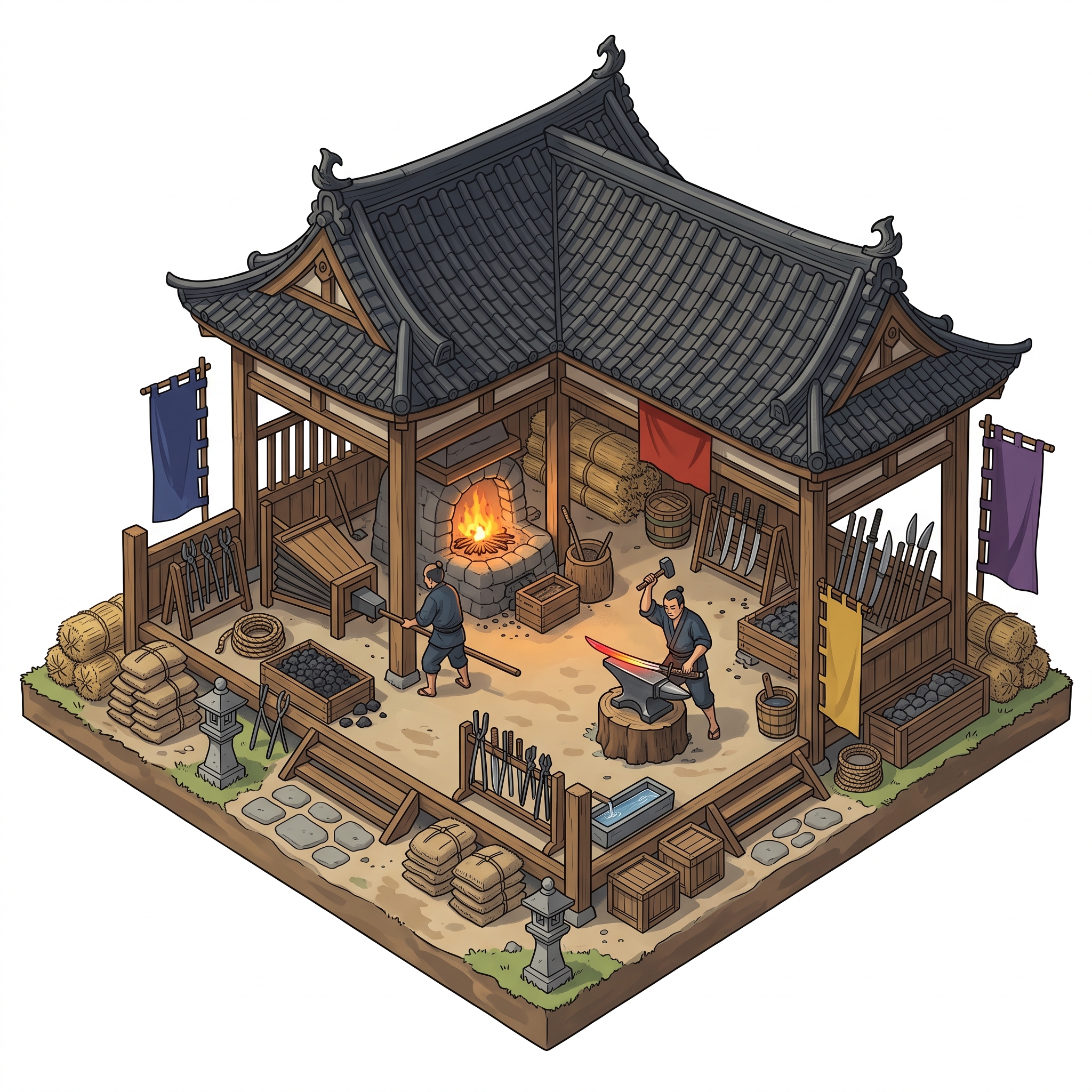 Grande Forge du Tamahagane