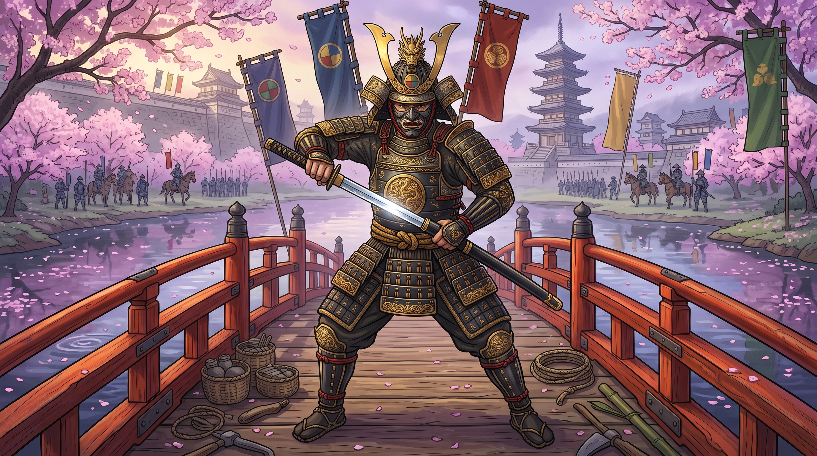 Samouraï d'Élite au Katana